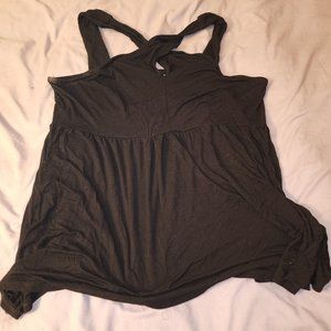 Torrid Super Soft Knits Black Tank Top-Criss-cross-Size 2